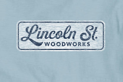 Limited Edition Blue Lincoln St. Tee Shirt