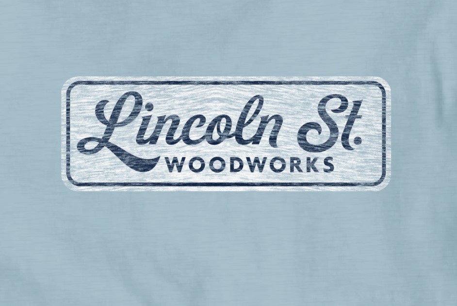 Limited Edition Blue Lincoln St. Tee Shirt